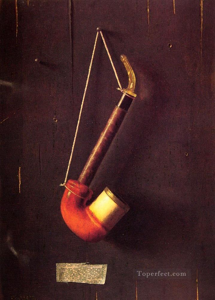 The Meerschaum Pipe William Harnett still life Oil Paintings